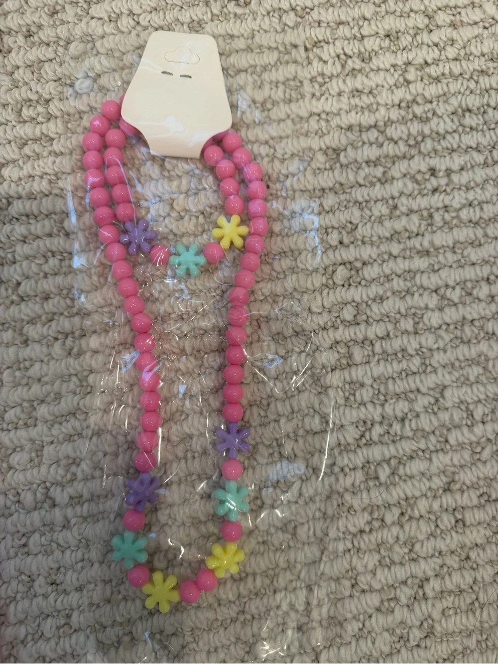 Kids Pink Pretend Makeup & Accessory Set with Bunny Purse